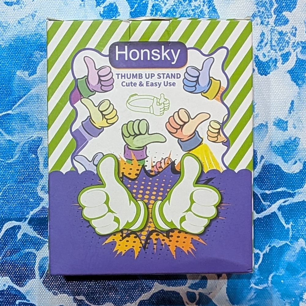 Phone Holder Thumbs Up Stand Tablet Black Cell Accessory Mount Universal ereader